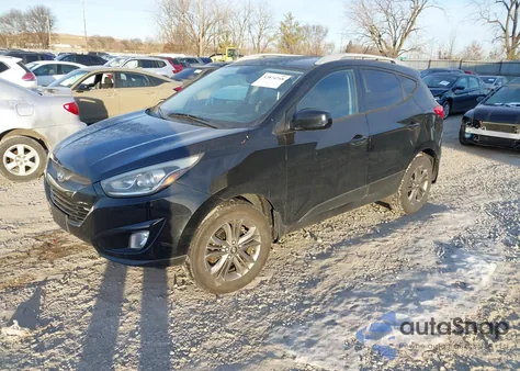 2014 Hyundai Tucson Se from USA, damaged, VIN KM8JUCAG0EU848428
